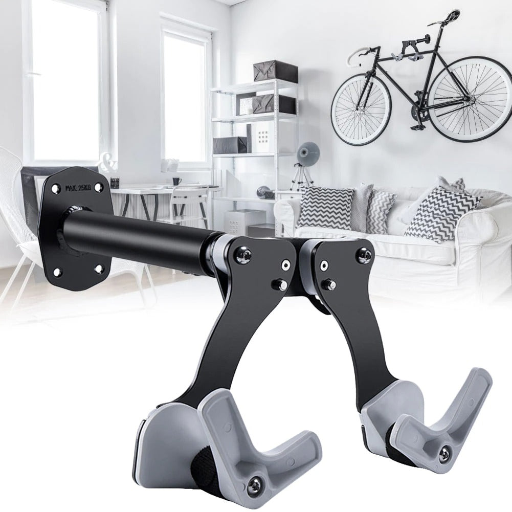 Suport de perete pentru bicicletă — Montare solidă și securizată
