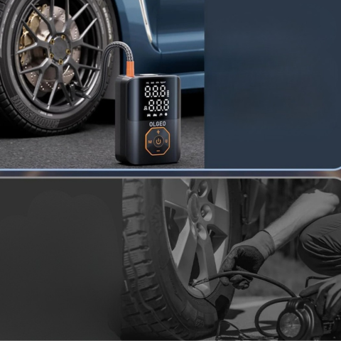 Mini Kompresor Samochodowy Ładowalny – Moc 18000mAh