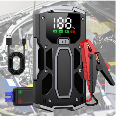 Akkukäynnistin 3000A – Välitön Käynnistys ja Mobiililataus