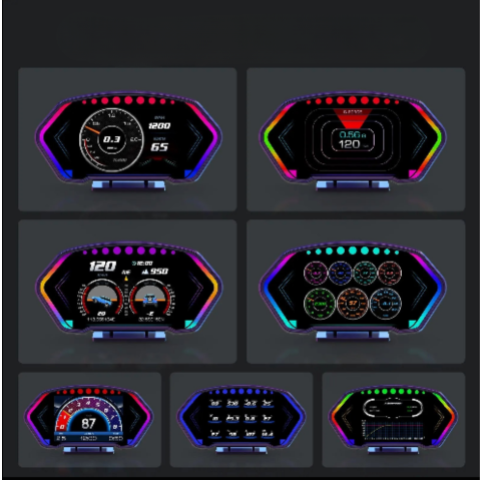 Digital Display För Körning – Hastighet Och Information På Ett Ögonblick