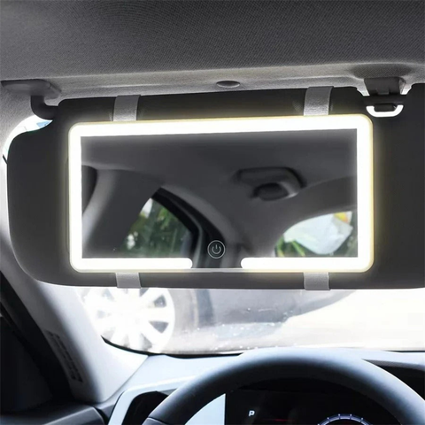 LED Make-up Spiegel – Perfecte Retouches In De Auto