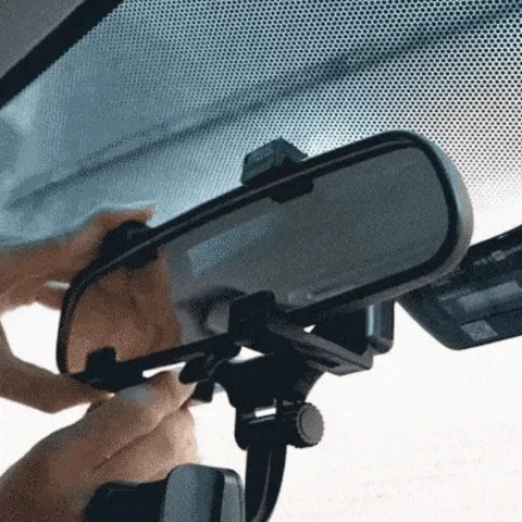 Soporte Teléfono Para Espejo Retrovisor – Conducción Manos Libres Y Segura
