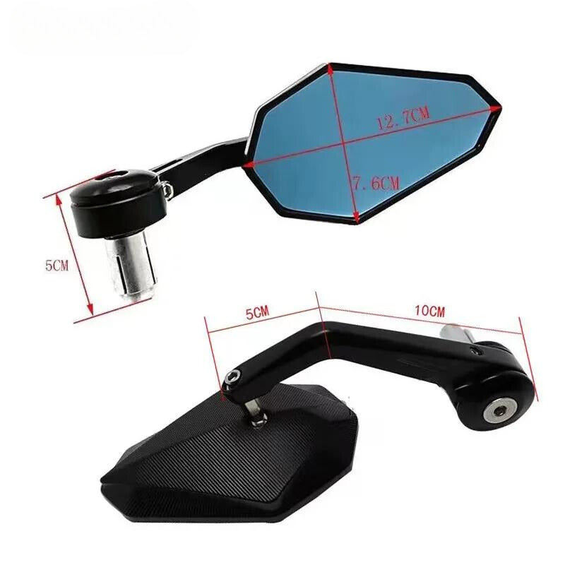 Motorcykel Spejle Anti-blænding – Universelle, Justerbare & Sport Design