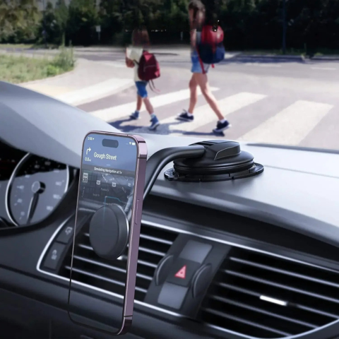 Yhteensopiva universaali magneettinen puhelintuki – Kiinnitys kojelautaan