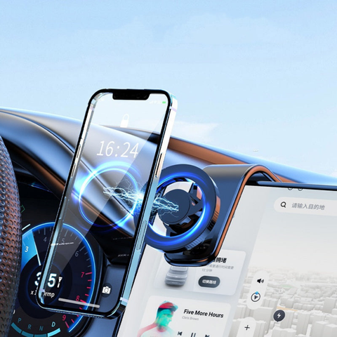 حامل مغناطيسي للسيارة – تثبيت آمن مع ذراع قابل للتعديل