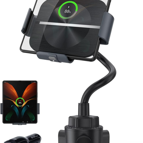 دعم الهاتف في السيارة - تثبيت وشحن لاسلكي مدمج