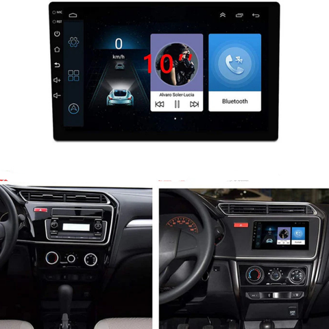 Android 10 Tuuman Autoradio – 2 DIN, GPS, WiFi, Irrotettava Näyttö