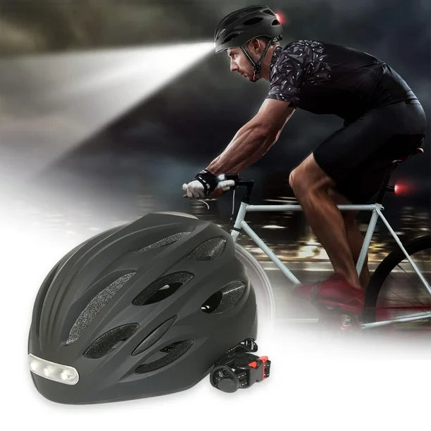Kask rowerowy LED Bezpieczeństwo — Maksymalna widoczność i ochrona
