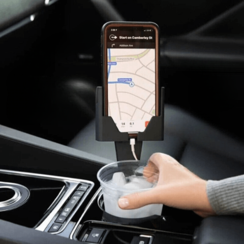 Wielofunkcyjny uchwyt telefoniczny 2 w 1 — Kompatybilny ze wszystkimi smartfonami