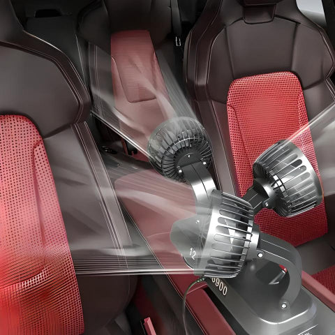 Mini Fan with Triple Head – Optimal Freshness in the Car
