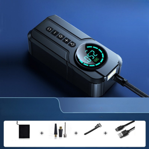 מדחס אוויר נייד – תצוגת LED ברמת דיוק גבוהה