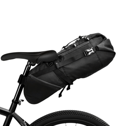 Geantă de bicicletă cu capacitate mare — impermeabilă și reflectorizantă