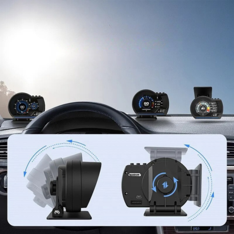 לוח מחוונים דיגיטלי – התקנה קלה דרך OBD2