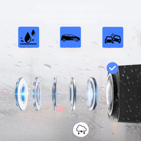 كاميرا خلفية مع شاشة - رؤية مثالية لسيارتك