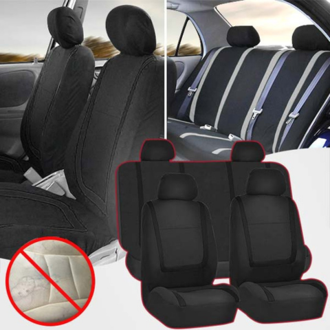 Sada 9 krytů na autosedačky – Kompletní ochrana interiéru