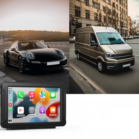 Sistem Multimedia Multifuncțional pentru Mașină — GPS, Muzică & Cameră de Marsală