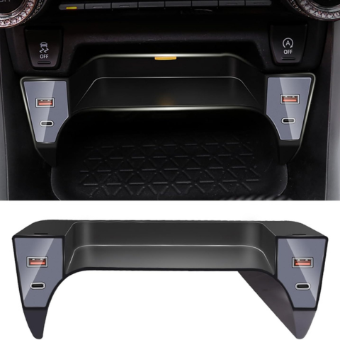 USB-bilhub — Snabbladdning och diskret installation