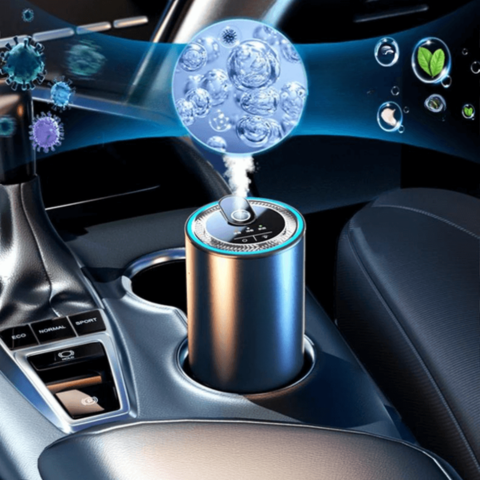 Diffuseur D’Arômes Lumineux Pour Voiture — Purificateur & Ambiance LED