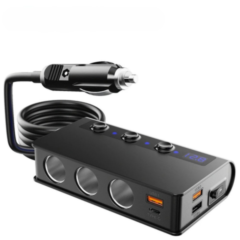 Adaptateur De Charge Pour Voiture – Polyvalent Et À Charge Rapide