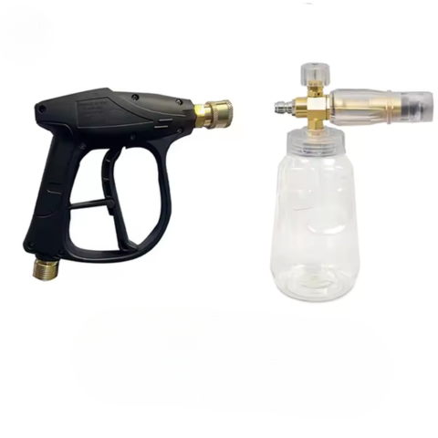 Pistola ad Alta Pressione con Cannone a Schiuma — Pulizia Potente