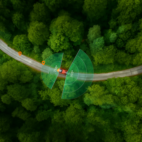 Eingebaute Kamera Auto — Vollständige Sicherheit unterwegs und am Halt