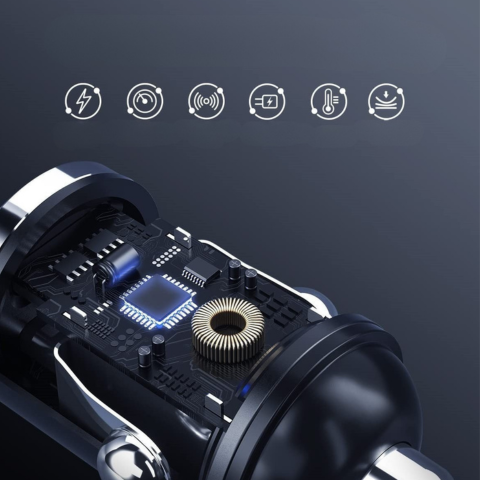 Ładowarka samochodowa kompaktowa – szybkie ładowanie