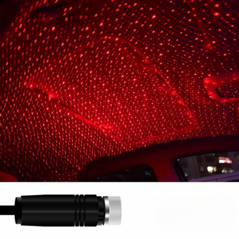 LED-belysning Stjernehimmel Til Bilens Tag — Magisk Nattehygge
