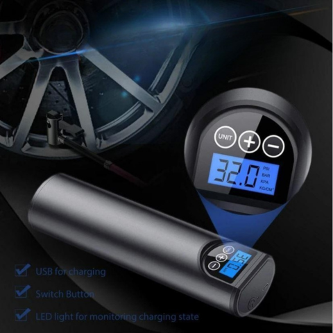 Bärbar Luftkompressor – Snabb och Praktisk Uppblåsning