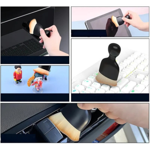 Cepillo Compacto Para Interior de Coche – Limpieza Impecable