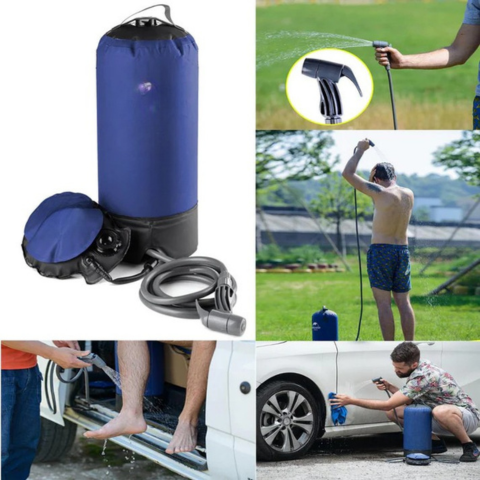 Douche Portable De Camping — Hygiène En Plein Air & Format Compact