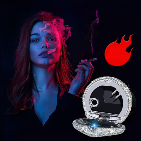 Briljant miniaskfat för bil - elegant design och röksäker förslutning