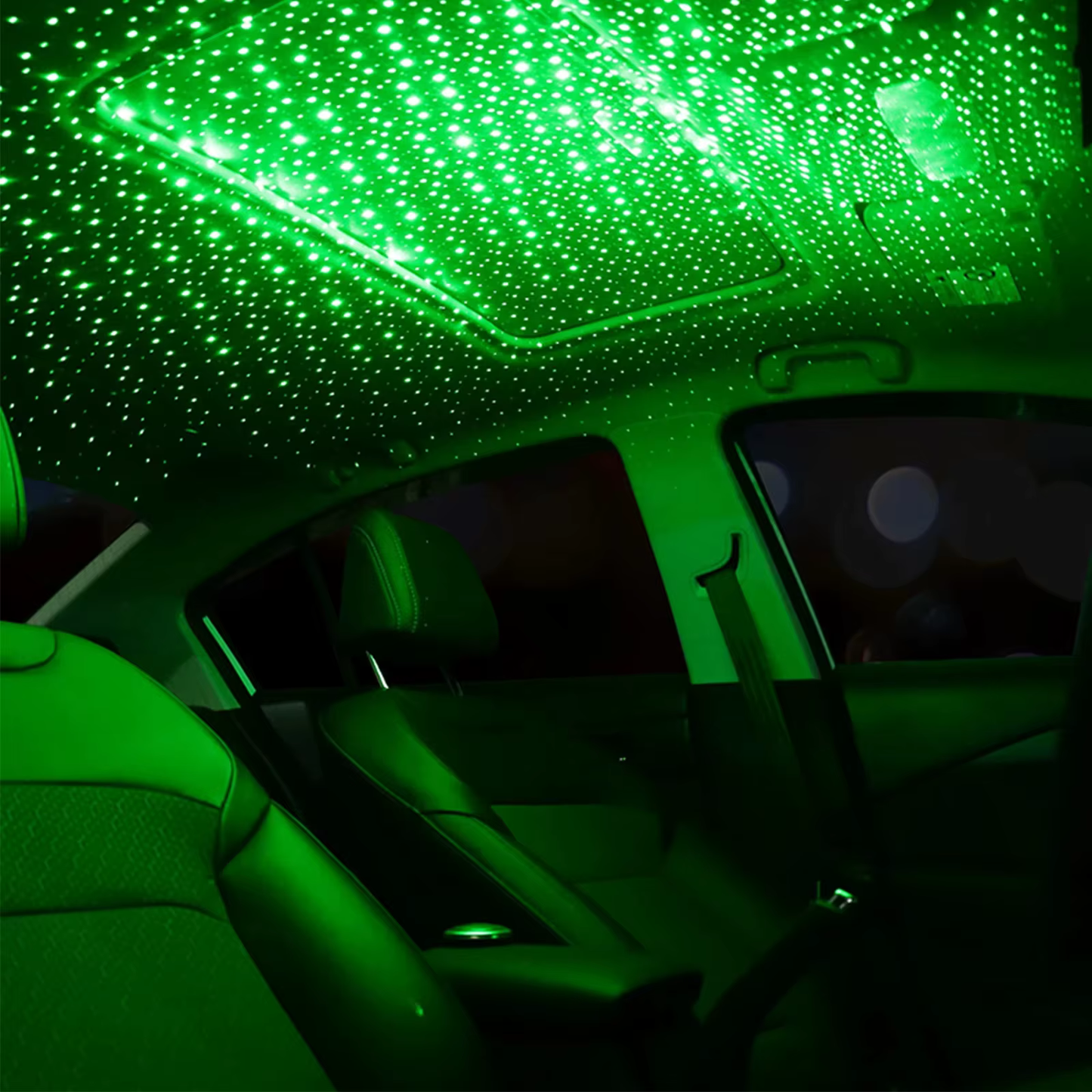 LED-belysning Stjernehimmel Til Bilens Tag — Magisk Nattehygge