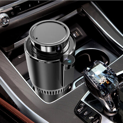 CLEVERCUP Portavasos Calefactable y Refrigerante para Coche