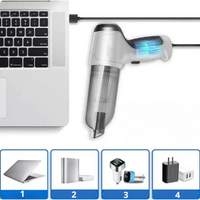 Bezdrôtový prenosný vysávač do auta – výkonný, ľahký a nabíjateľný pomocou USB 