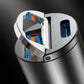 محول شاحن سيارة USB – مقبس ولاعة سجائر مدمج 