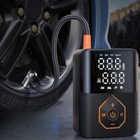 Mini Compresseur Auto Rechargeable – Puissance 18000mAh
