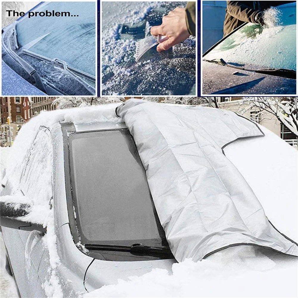 Cubierta Magnética Parabrisas — Protección Contra Escarcha Y Nieve 