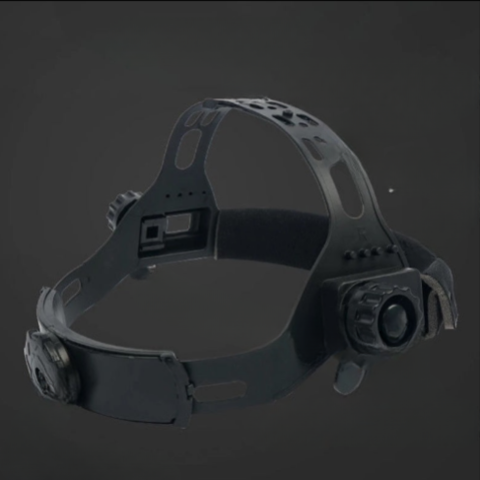 Automatiskt mörkande svetsmask med pannlampa 