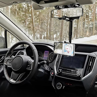 دعم الهاتف المحمول في السيارة - تثبيت على المرآة 