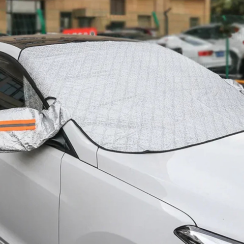 自動車用フロントガラス保護 - 冬の霜防止、夏の熱防止 