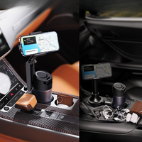 دعم الهاتف في السيارة - تثبيت في حامل الأكواب 