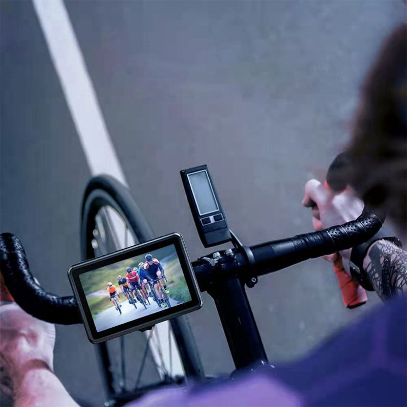 Espejo Digital Para Bicicleta — Seguridad Reforzada En Circulación 