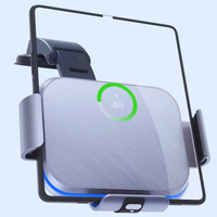 دعم الهاتف في السيارة - تثبيت وشحن لاسلكي مدمج 