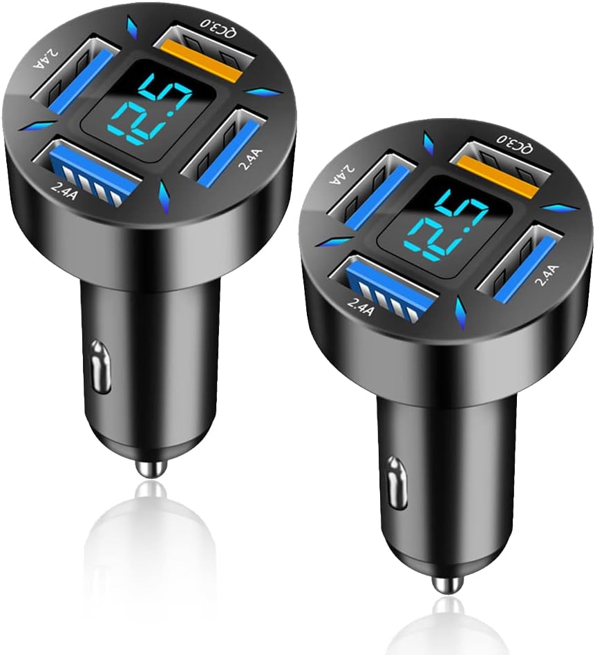מטען אוניברסלי לשקע מצית רכב ורב-USB 