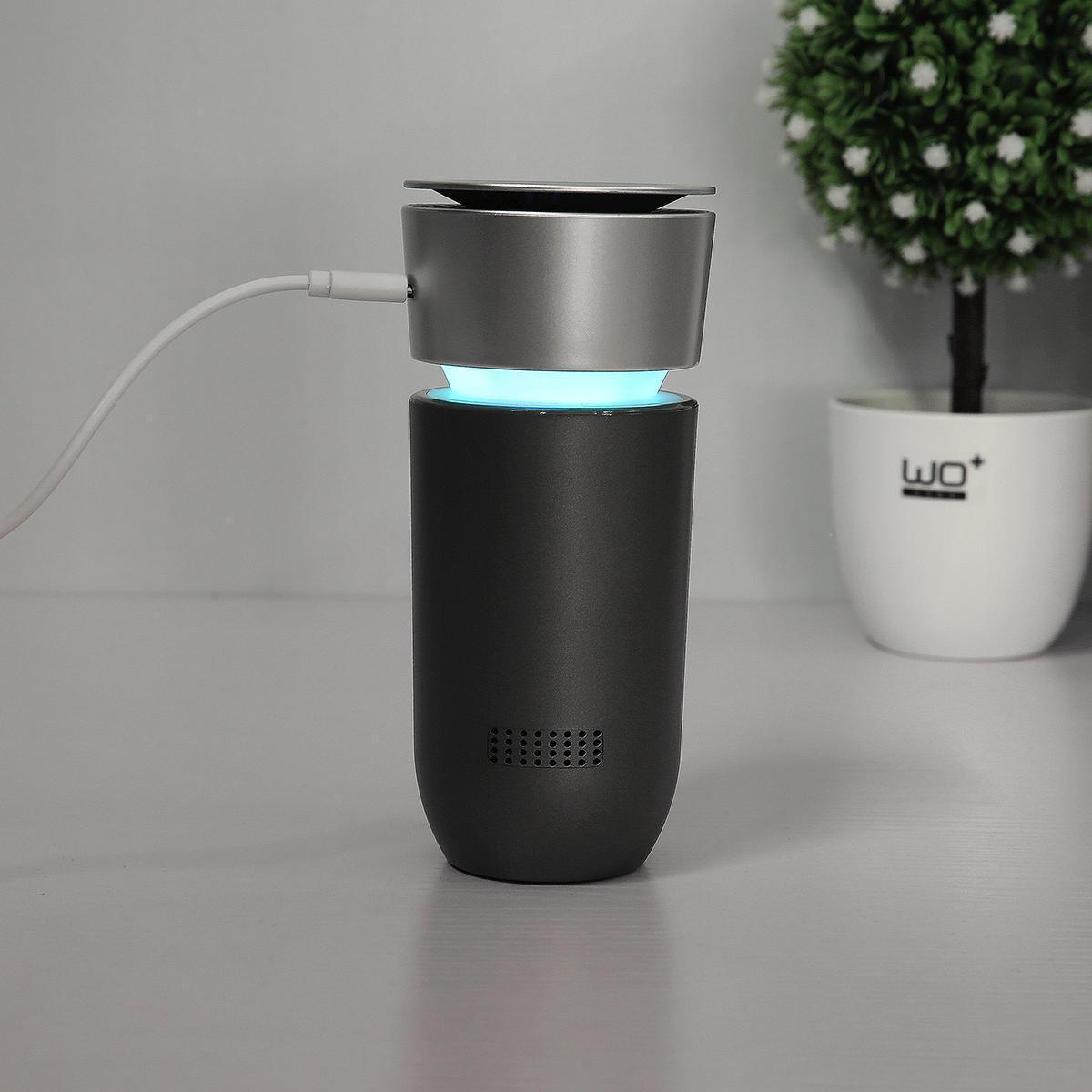Portable Ionizer Air Purifier For Car With USB Cable — Eliminates Odors And Pollutants 