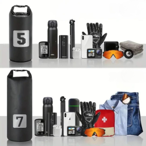 Vedenpitävät etupyöräpussit - kompakti ja suuri kapasiteetti