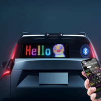 Pantalla LED Animada Para Coche – Mensajes y Emojis Personalizados 