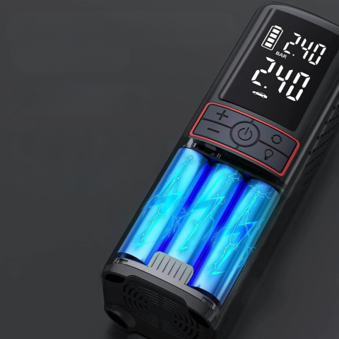 Bärbar Luftkompressor 160PSI — Kompakt och Lätt Att Transportera 