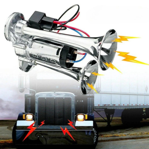 Super Powerful Horn for Vehicles — Ultra Loud Warning Signal 