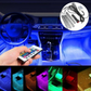 Interior LED Strips For Car – Remote Control And Easy Installation 